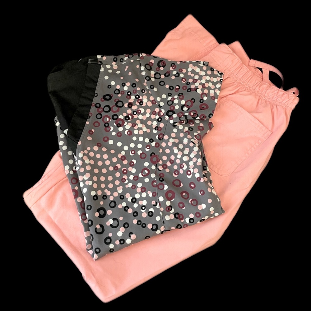 🏥Scrubs🏥KD110 Scrub Pant Pink Small + Scrub Top Prints by Maevn Uniforms Small